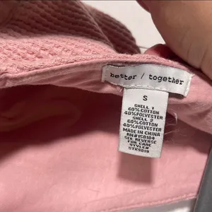 Better Together Womens Boutique Pink Waffle Bralette Small thumbnail 2