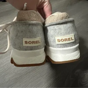 Sorel Kinetic‎ Lace Up Sneaker Tennis Shoes in Natural Tan/Blush Size 9 thumbnail 6