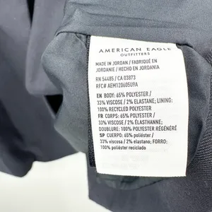American Eagle Classic Blazer Navy‎ Blue Women's NWT Size Large thumbnail 4