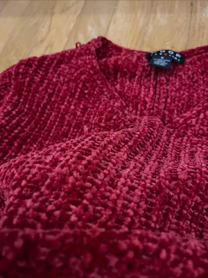 Red Knit Sweater thumbnail 2
