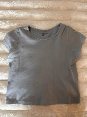 Brandy Melville light blue top thumbnail 2
