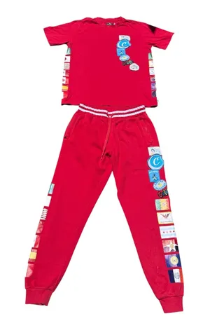 Cookies Award Tour Red T-Shirt And Sweatpant Set thumbnail 1
