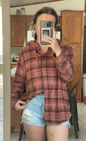 American Eagle Outfitters Flannel Shirt thumbnail 1