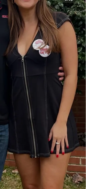 Urban outfitters zip up dress thumbnail 2