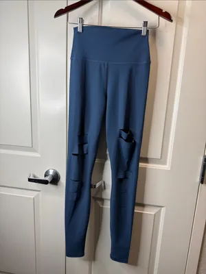 Alo Yoga Ripped Warrior Leggings S thumbnail 2