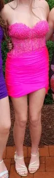 Homecoming dress kiss prom thumbnail 2