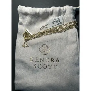 Kendra Scott Lori Multi‎ Strand Gold Tone Layered Necklace NWT Adjustable thumbnail 4
