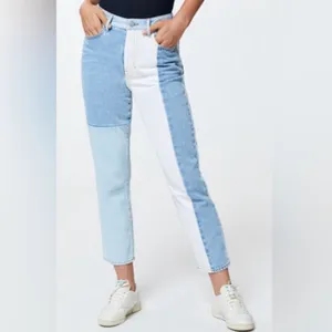 Pacsun Colorblock High Rise Mom Jeans thumbnail 2