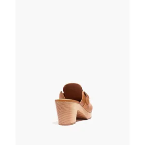 ✨Madewell The Monique Buckle Carmel Sz 9 Clogs ✨ thumbnail 7