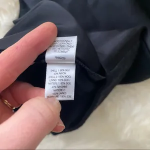 💜Vera Wang💜Lavender Label Black Pencil Skirt with Back Zipper and Pocket thumbnail 11