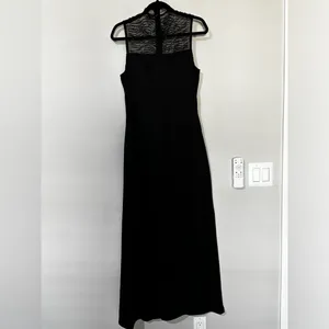 Elliatt Margot Satin Gown in Black Size M NWOT thumbnail 6