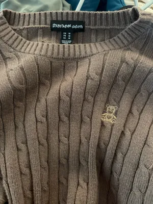 Brown teddy bear sweater Size M thumbnail 2