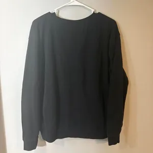 Vans black crewneck sweatshirt with leopard print thumbnail 3