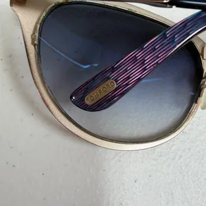 Tom Ford 56mm Sunglasses Nina TF373 Black Gold Cat Eye Gradient Italy Luxury thumbnail 5