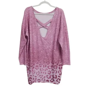 Xl/Xxl Pink Leopard Dress thumbnail 2