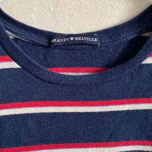 Brandy Melville Jamie Striped Tee in Navy thumbnail 3