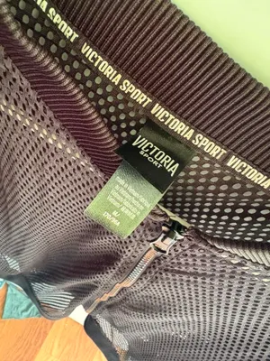 Victoria Sport black mesh full-zip bomber jacket thumbnail 3