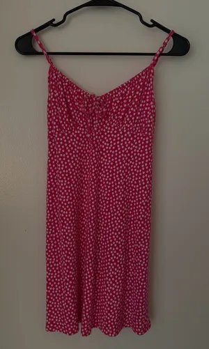 American Eagle Pink Floral Mini Dress thumbnail 1