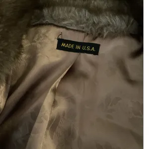 Vintage Made in USA Brown Faux Fur Coat Women’s Jacket Long thumbnail 6