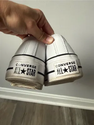 Converse Chuck Taylor All Star Lift Platform Leather Women Low Top Shoe White 6 thumbnail 12
