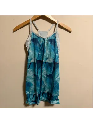 NWT Sweaty Betty Sirsha 2 in 1 Tank Green- Size Small thumbnail 2