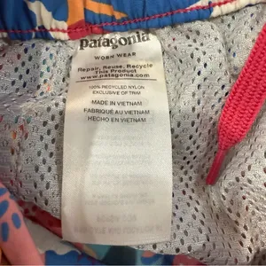 Patagonia Barley Baggies 2.5” Pull On Shorts Women’s XS Wild Waratah Reef Pink thumbnail 8