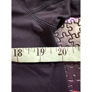 Lululemon‎ final lap long sleeve Top Navy Blue Athletic Athleisure Shirt Women thumbnail 5