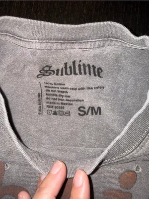 Sublime Long Beach Distressed Graphic Tee Y2K Vintage Grunge Unisex Streetwear thumbnail 7