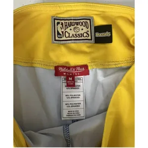 Mitchell‎ & Ness Denver Nuggets NBA Hardwood Classics Women's Bike Shorts M thumbnail 4
