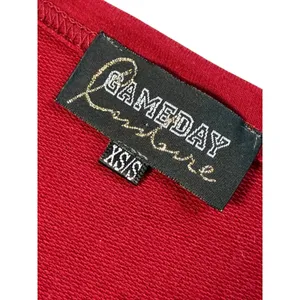 Gameday‎ Couture FSU Florida State Seminoles Leopard Glitter Top XS/S Oversized thumbnail 4