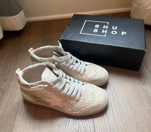 Paulina Sneakers Gold Size 10 thumbnail 1