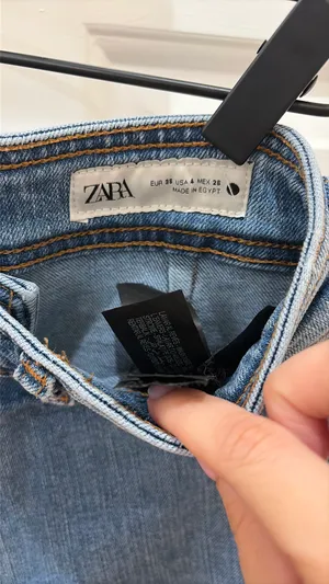 Zara jeans Blue Size 4 thumbnail 3