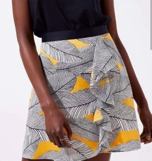 Loft Fern Cascade Ruffle Skirt thumbnail 1