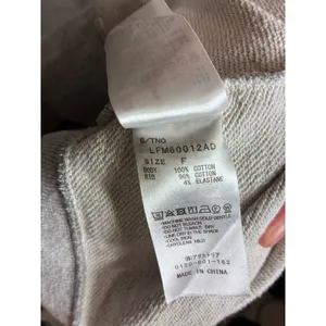 Lowrys Farm Womens Heather Gray Cotton French Terry Cropped Hoodie thumbnail 4