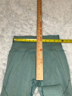 ALPHALETE green leggings OG Revival leggings woman’s size large thumbnail 5
