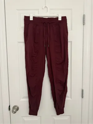Lululemon Dance Studio Jogger in Red Merlot Women’s Size 10 thumbnail 3
