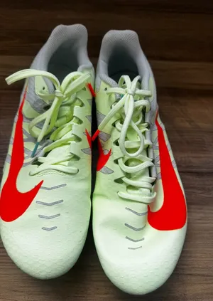 Nike Mercurial Vapor Academy Soccer Cleats - Volt/Bright Crimson thumbnail 1