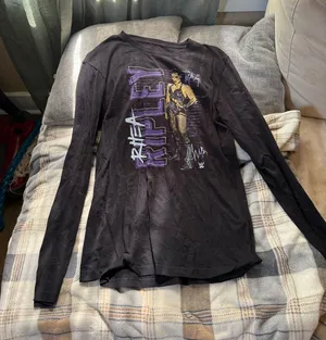 Rhea Ripley Shirt Black Size M thumbnail 1