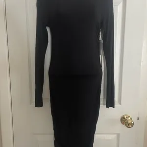 Good American Black Long Sleeve Dress Size 1‎ thumbnail 3