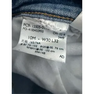 Levi’s Women’s‎ 505 Straight Midrise Jeans Light Wash Sz 10 thumbnail 8