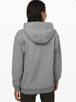 Lululemon All Yours Zip Hoodie Heathered Core Medium Grey Size XS thumbnail 3