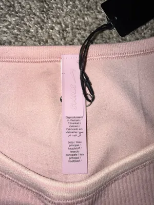 NIKE x SKIMS Ribbed Seamless Racer Front Padded Tank Bra Pink thumbnail 2