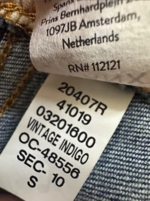 Spanx Seamed Front Wide Leg Jeans in Vintage Indigo S NWT thumbnail 6