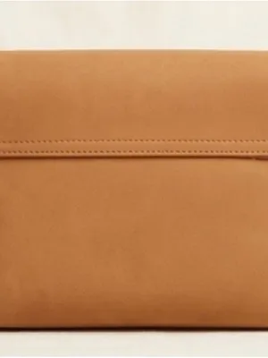 Fringe leather purse Tan thumbnail 3