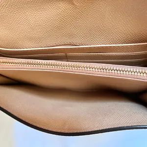 Coach Rose Gold Leather Gold Turnlock Chain Crossbody Convertible Bag #F22828 thumbnail 4