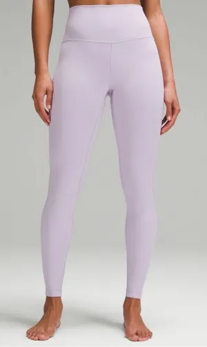 Lululemon align High-rise pant 28”‎ in lilac ether size 6 thumbnail 1
