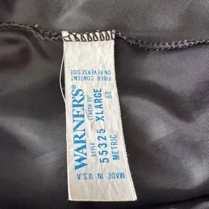 Vintage Warners Lace Half Slip Satin Black XL thumbnail 8