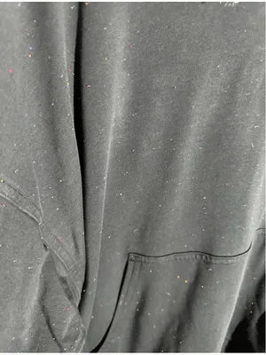 Lululemon Hoodie Sweatshirt Size 6 Black Multicolor Speckled thumbnail 3