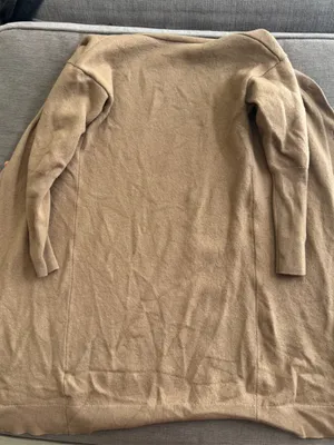 Aritzia Wilfred Merino Wool Tan Cardigan thumbnail 5