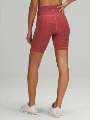 Lululemon Wunder Train High-Rise Short 8" Crackle Glaze Orange thumbnail 2